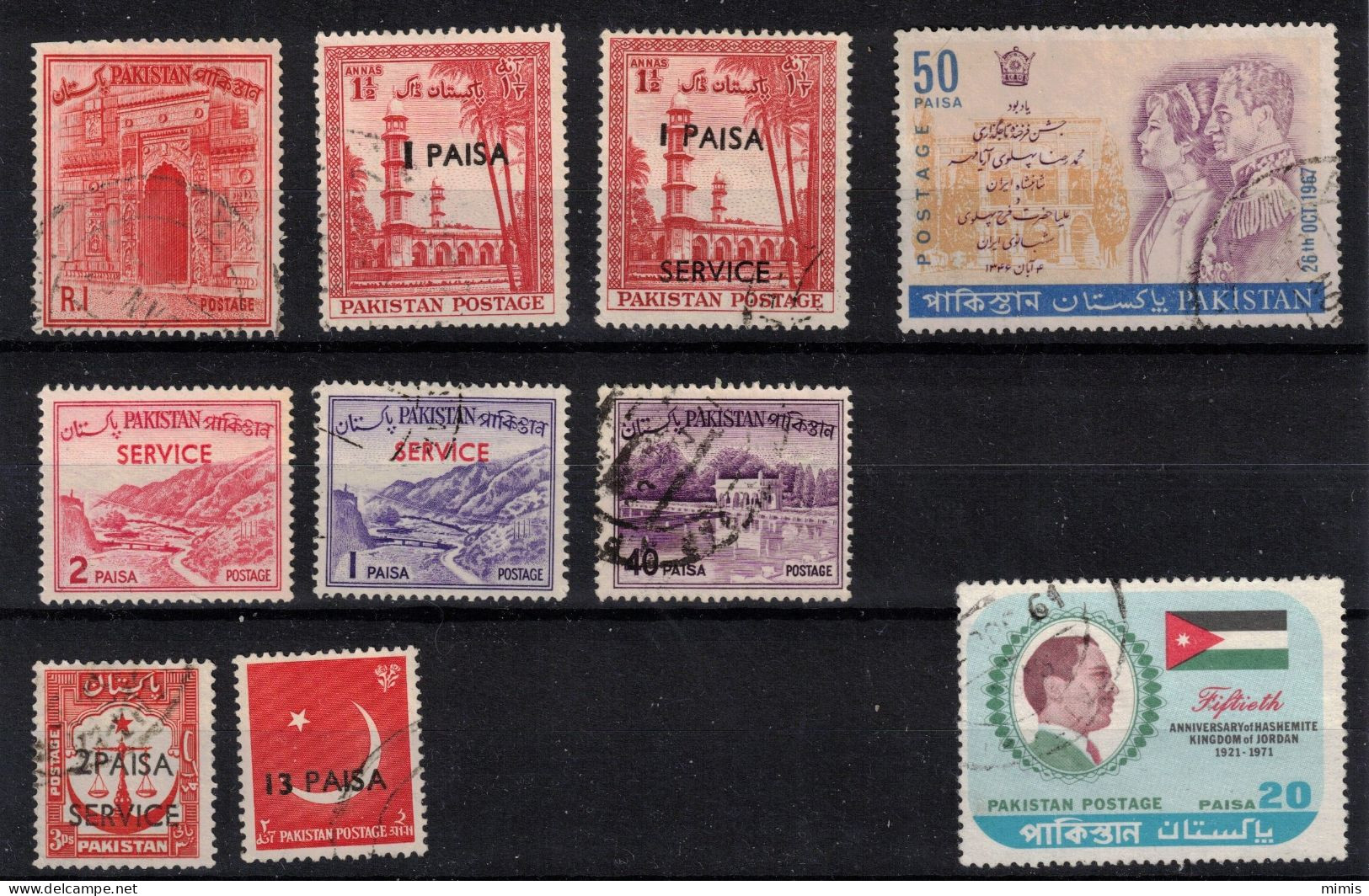 PAKISTAN           Divers Timbres   Oblitérés - Pakistan