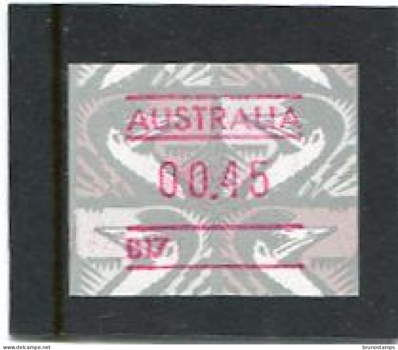 AUSTRALIA - 1992  45c  FRAMA  EMU  NO POSTCODE  B17  (BRISBANE STAMPSHOW)  MINT NH - Viñetas De Franqueo [ATM]