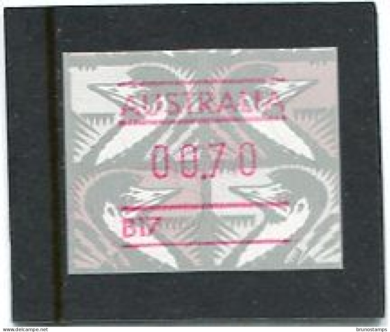 AUSTRALIA - 1992  70c  FRAMA  EMU  NO POSTCODE  B17  (BRISBANE STAMPSHOW)  MINT NH - Viñetas De Franqueo [ATM]