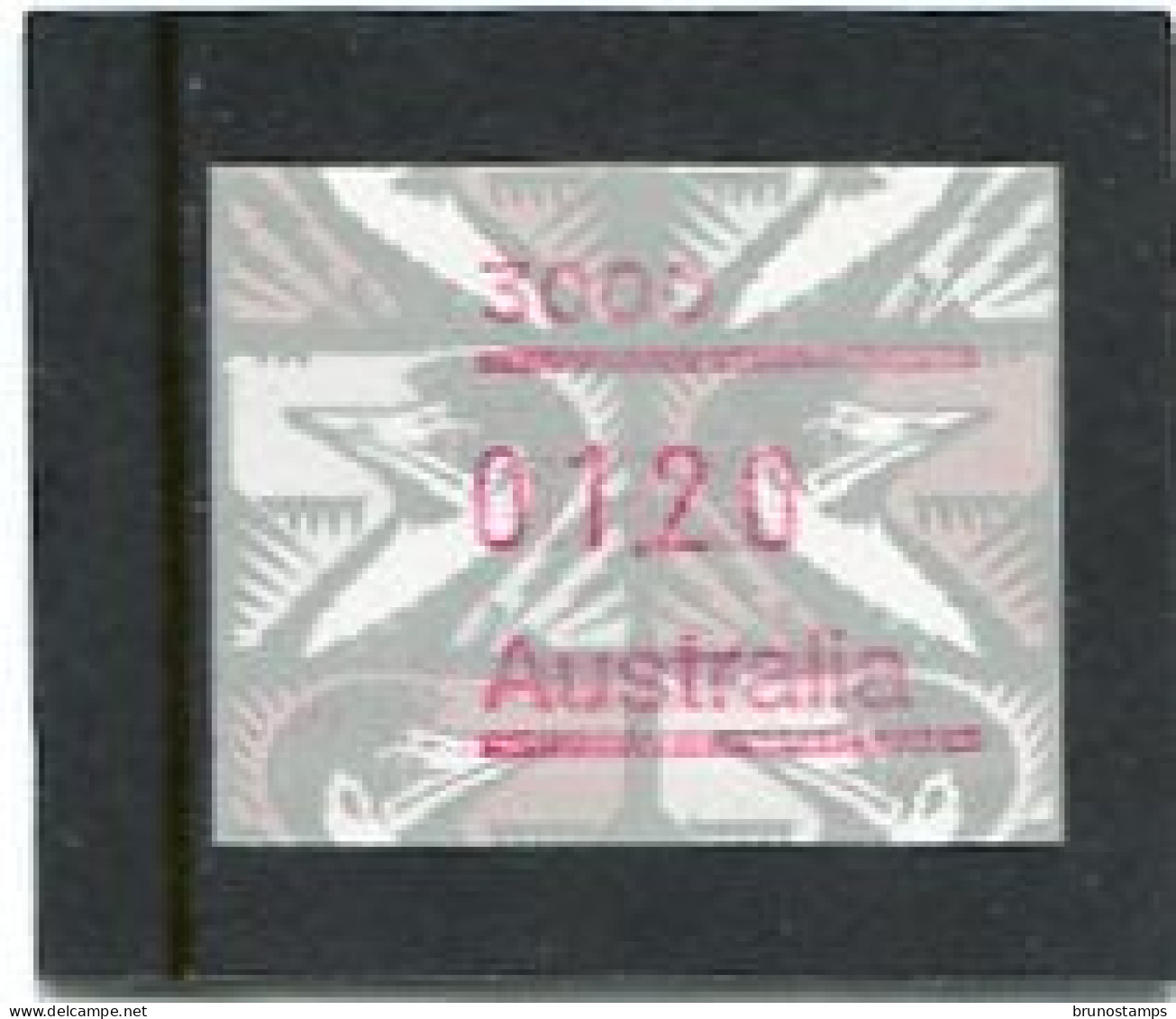 AUSTRALIA - 1992  1.20$  FRAMA  EMU  POSTCODE  3000  (MELBOURNE)  MINT NH - Vignette [ATM]
