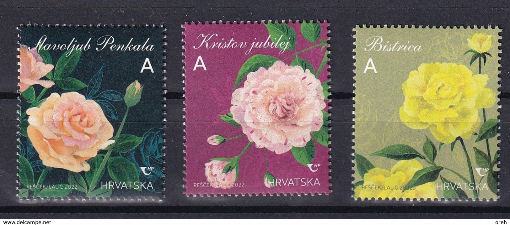 CROATIA 2022,FLORA,PLANTS,ROSES,MNH - Kroatien