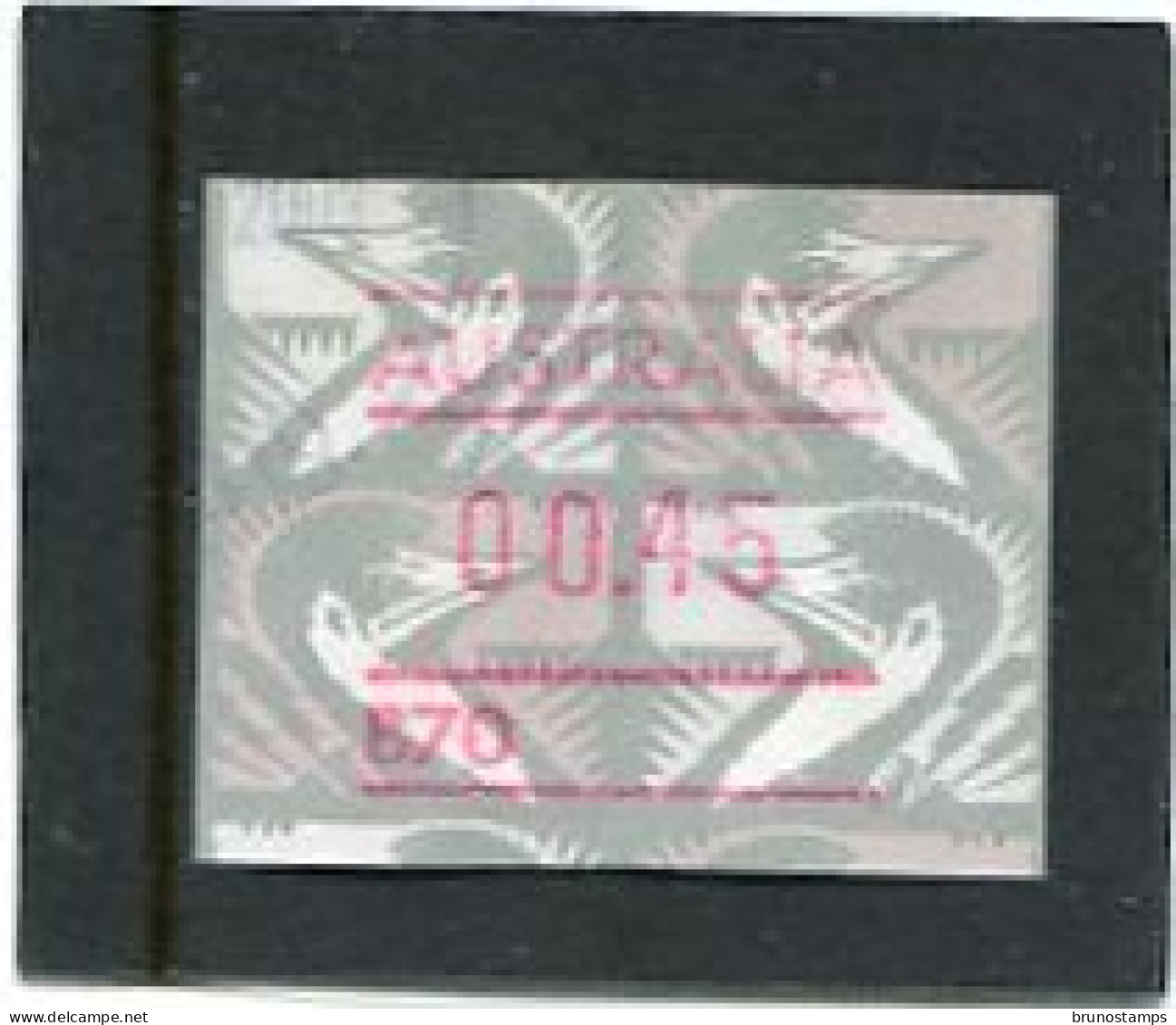 AUSTRALIA - 1992  45c  FRAMA  EMU  NO POSTCODE  B70  FINE USED - Viñetas De Franqueo [ATM]