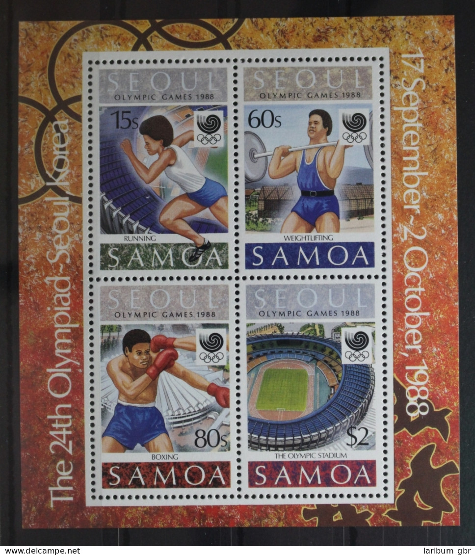 Samoa Block 44 Mit 645-648 Postfrisch #UO733 - Samoa
