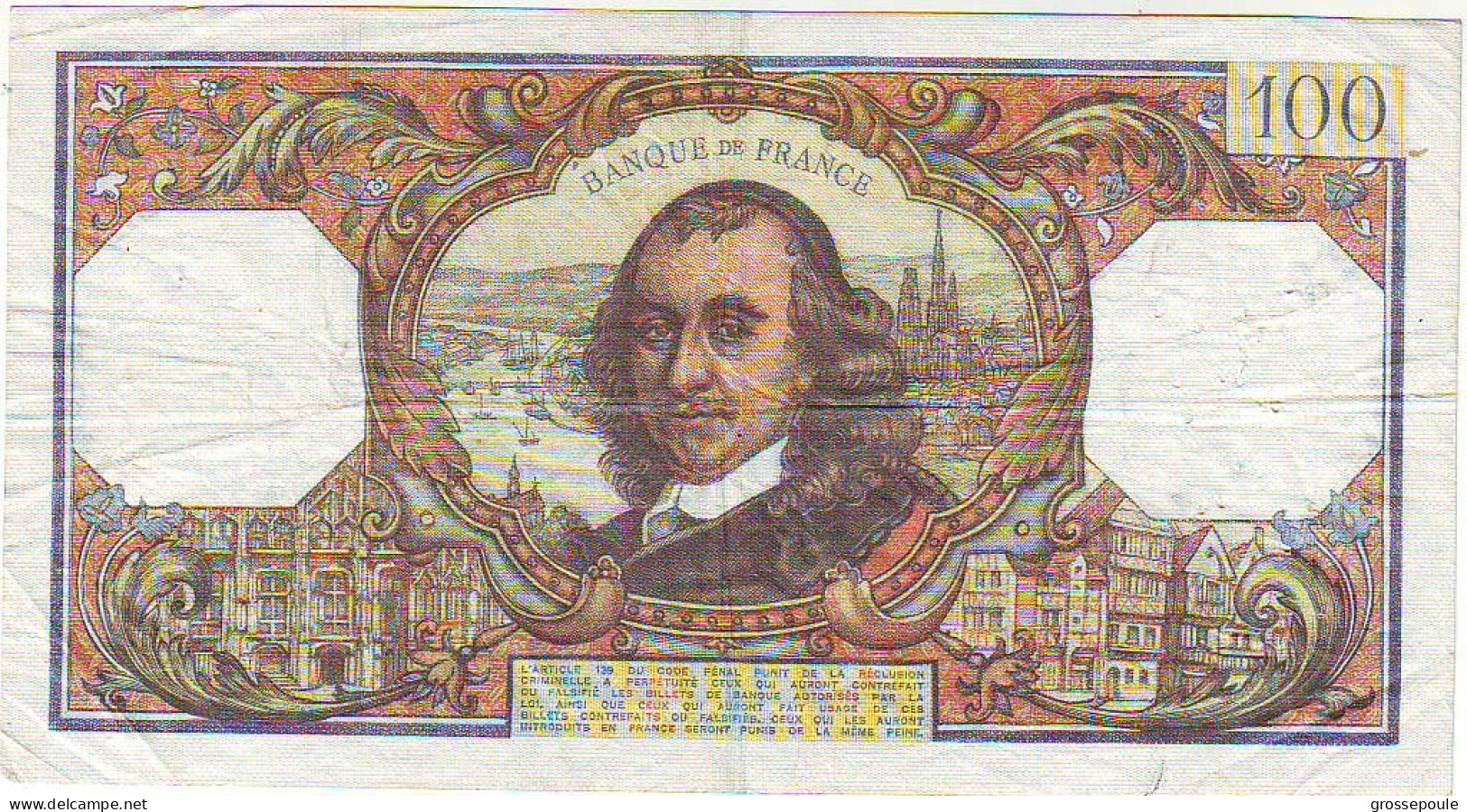 100 FRANCS CORNEILLE Du 3.6.1976 -N.976 - N° 89828 -  TTB+ - 100 F 1964-1979 ''Corneille''