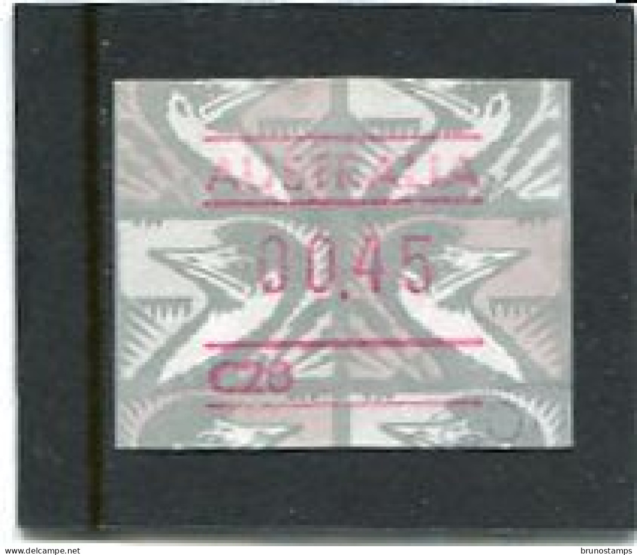 AUSTRALIA - 1992  45c  FRAMA  EMU  NO POSTCODE  C20  FINE USED - Automatenmarken [ATM]