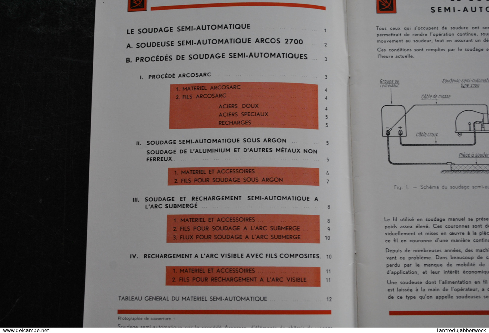 Soudage Semi-automatique Arcos S.A. 1960 Plaquette Publicitaire Catalogue Argon Arcosarc Procédés Aluminium Acier - Bricolage / Technique