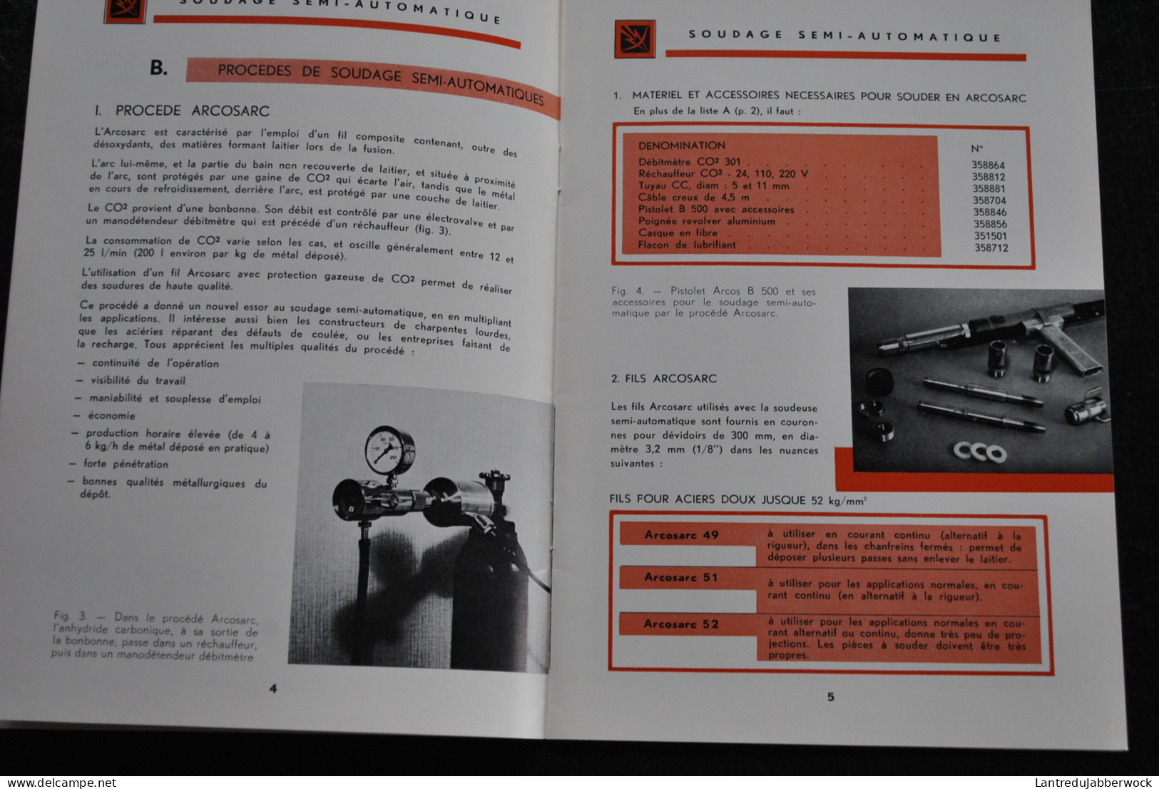 Soudage Semi-automatique Arcos S.A. 1960 Plaquette Publicitaire Catalogue Argon Arcosarc Procédés Aluminium Acier - Bricolage / Técnico