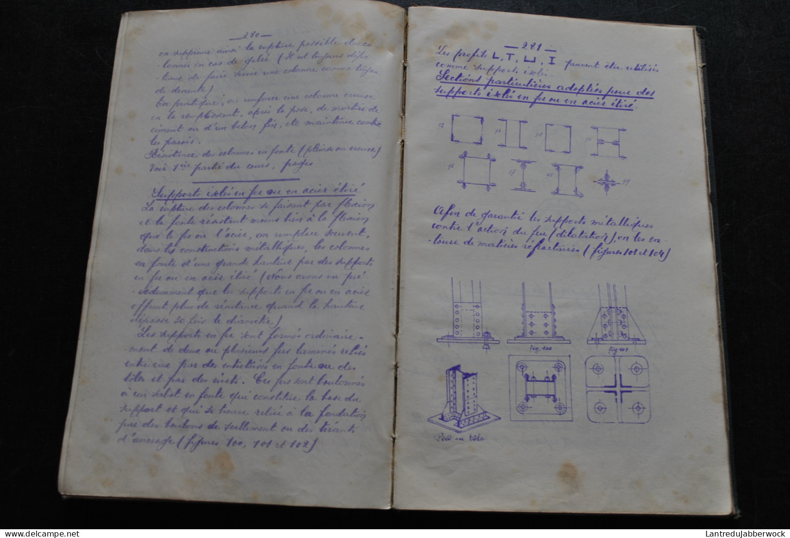 Cours de constructions civiles Documents concernant la résistance des matériaux Boiserie Toiture Tole Fonte fer acier