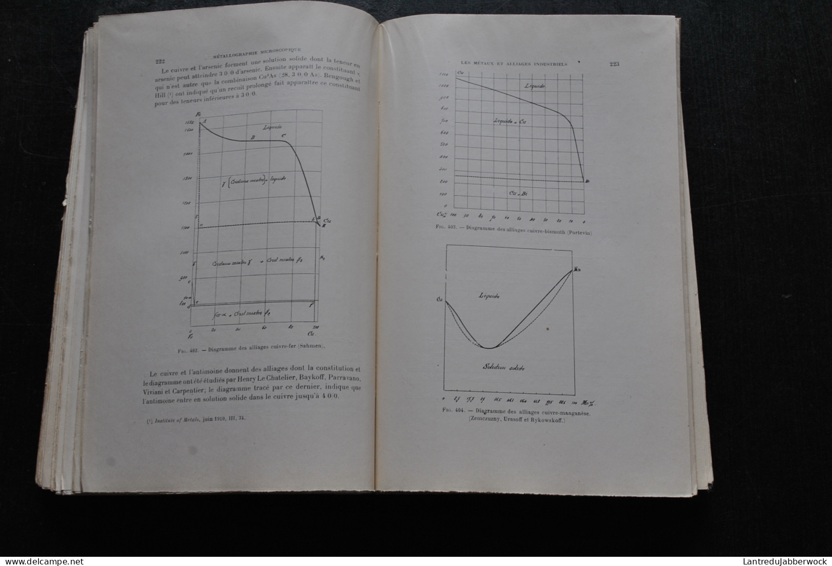 GUILLET PORTEVIN Précis de métallographie microscopique et de macrographie Dunod 1932 Acier fer métaux alliages 