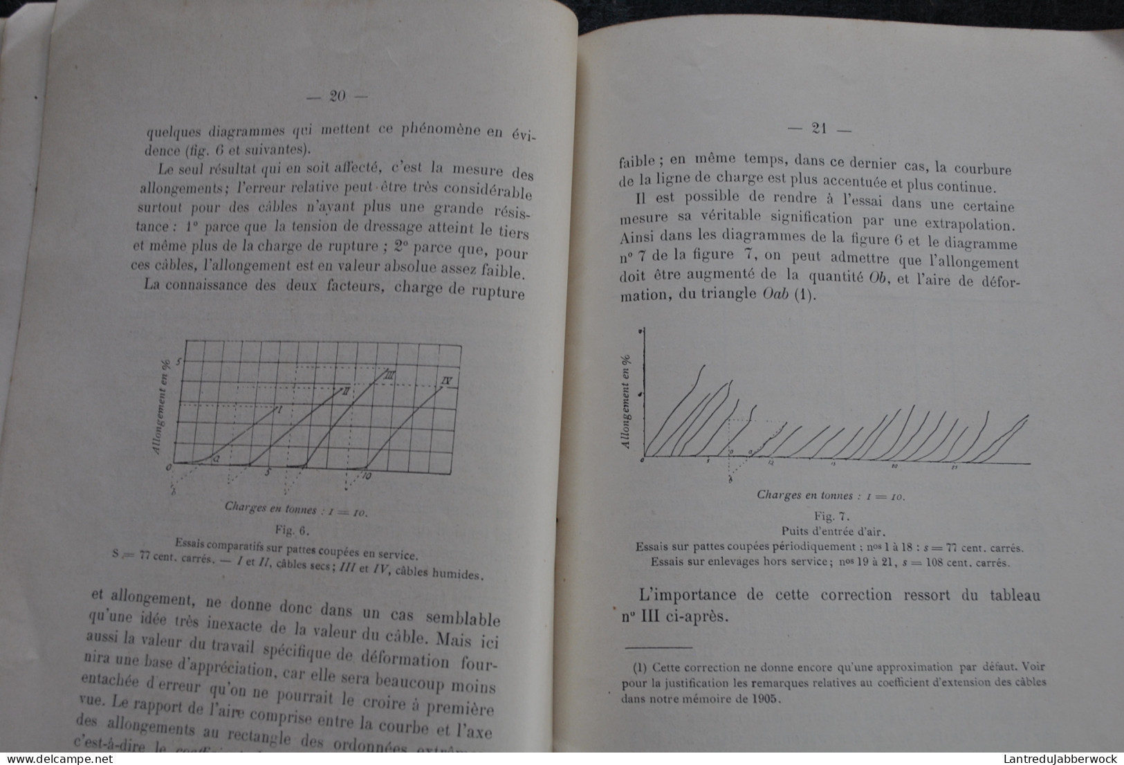 Lucien DENOEL Les Essais De Cables D'extraction 1910 Annales Des Mines De Belgique Banc D'épreuve Acier RARE - Bricolage / Técnico