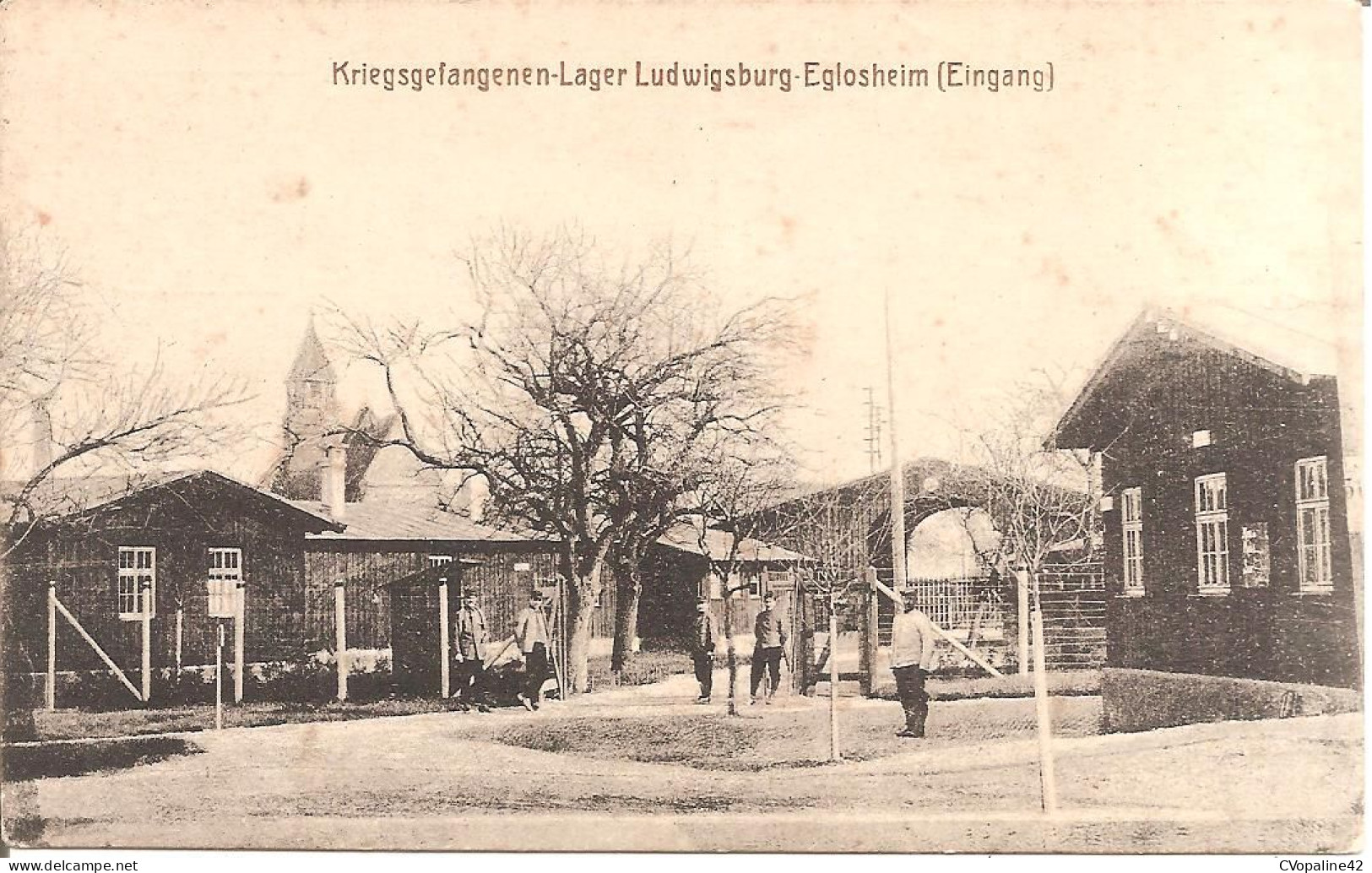 LUDWIGSBURG-EGLOSHEIM (Bade-Wurtenberg) Kriegsgefangenen Lager (Eingang) Entrée Du Camp De Prisonniers De Guerre - Ludwigsburg