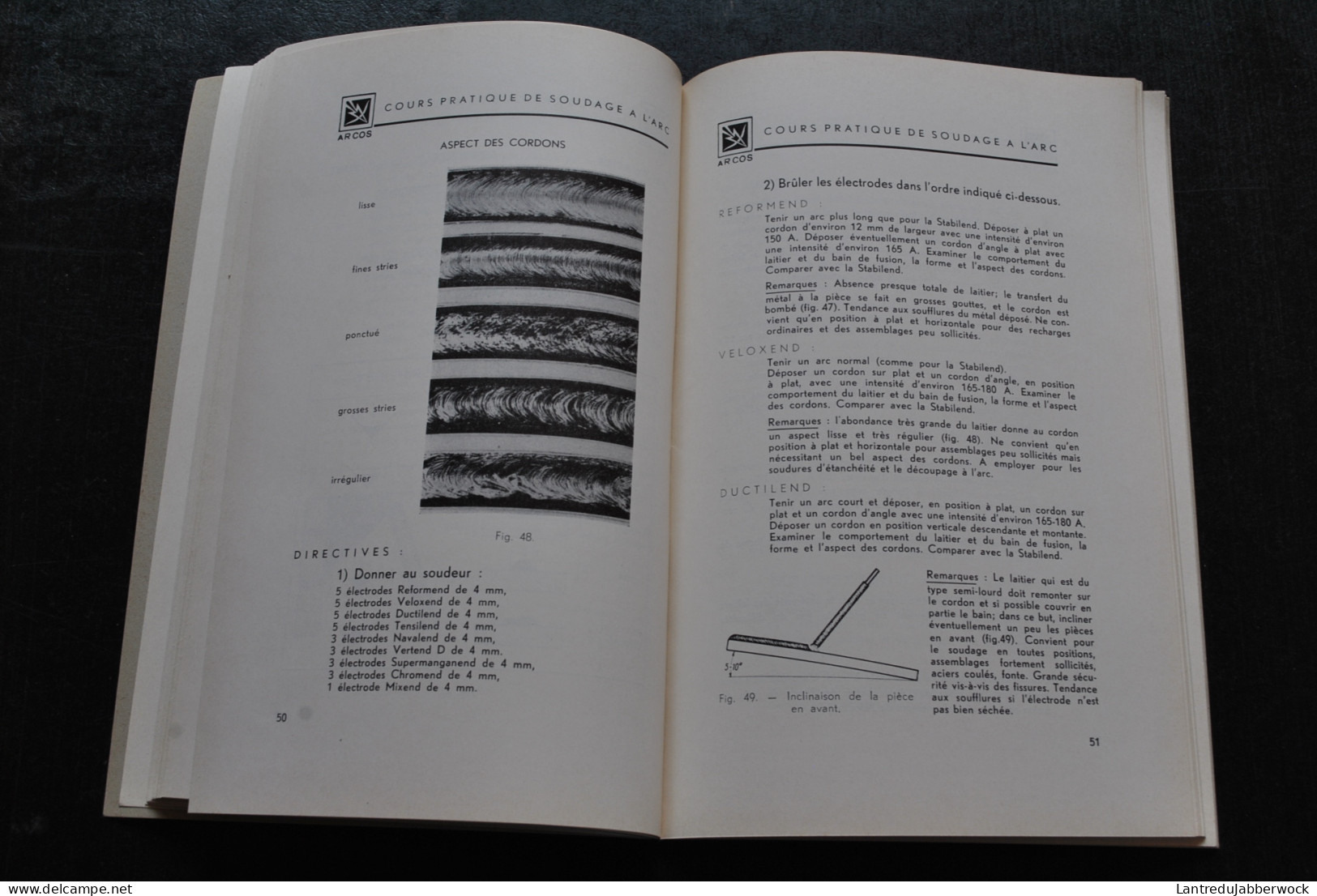 Cours Pratique De Soudage Et D'oxycoupage à L'arc ARCOS 8è édition Soudure Soudeur Oxyarc Découpage - Knutselen / Techniek