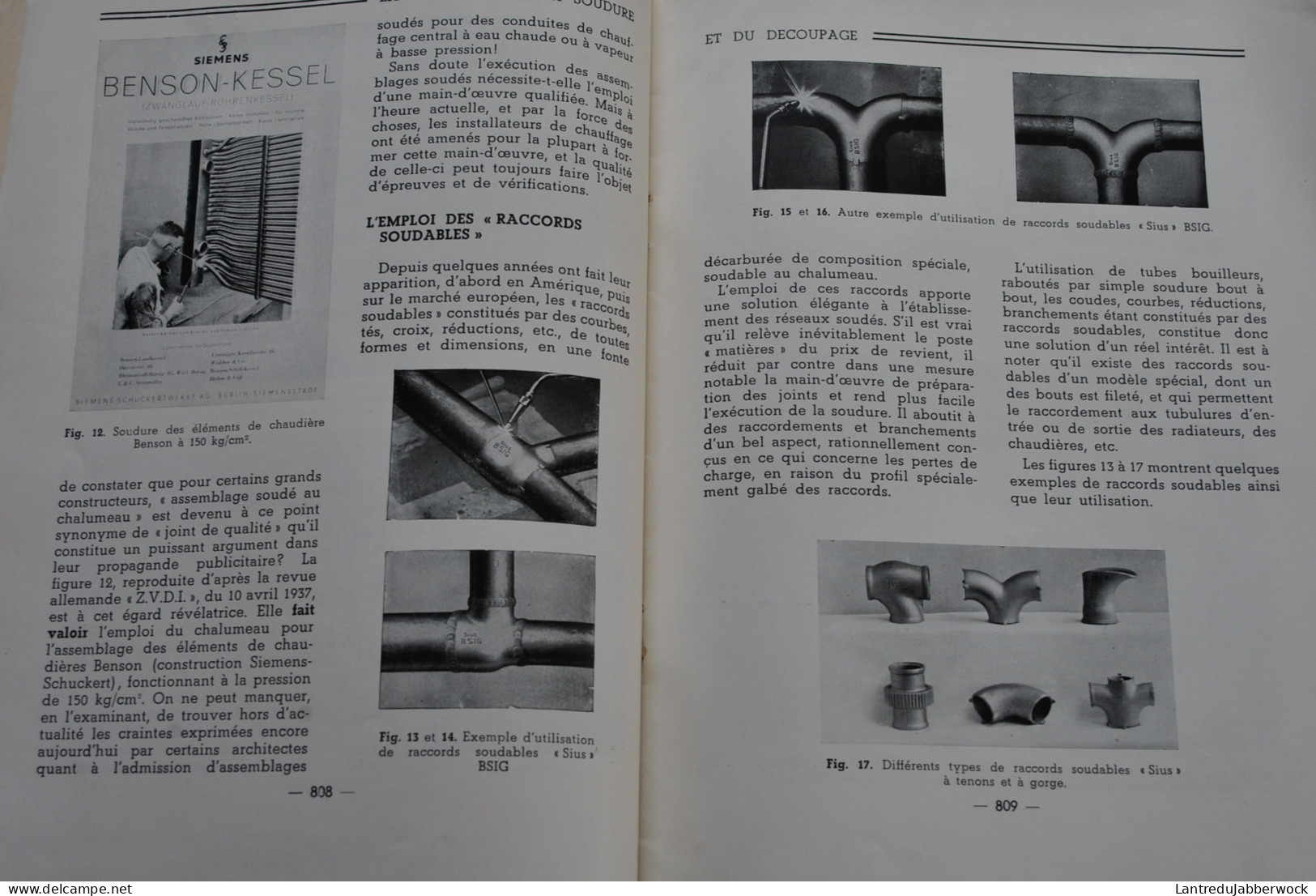 Revue La Technique De La Soudure Et Du Découpage Flamme Oxy-acétylénique N°42 1938 Oxydrique Internationale Soudeur - Bricolage / Tecnica