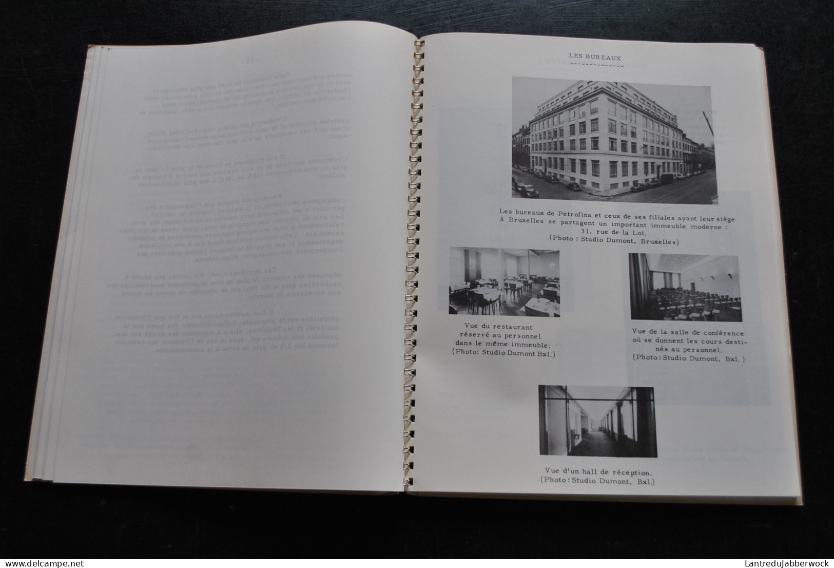 Le Pétrole Purfina Catalogue Interne Industrie Pétrolière 1954 Raffinerie Petrofina SIBP Petrogaz Gaz Petrolier - Basteln