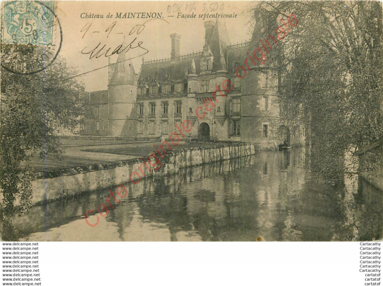 28.  MAINTENON . Le Château . Façade Septentrionale . - Maintenon