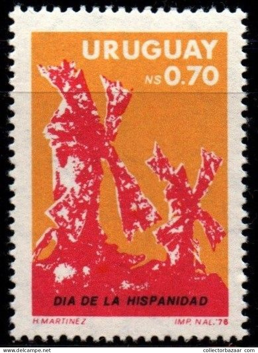 1977 Uruguay Windmills Spanish Heritage Day #985 ** MNH - Uruguay