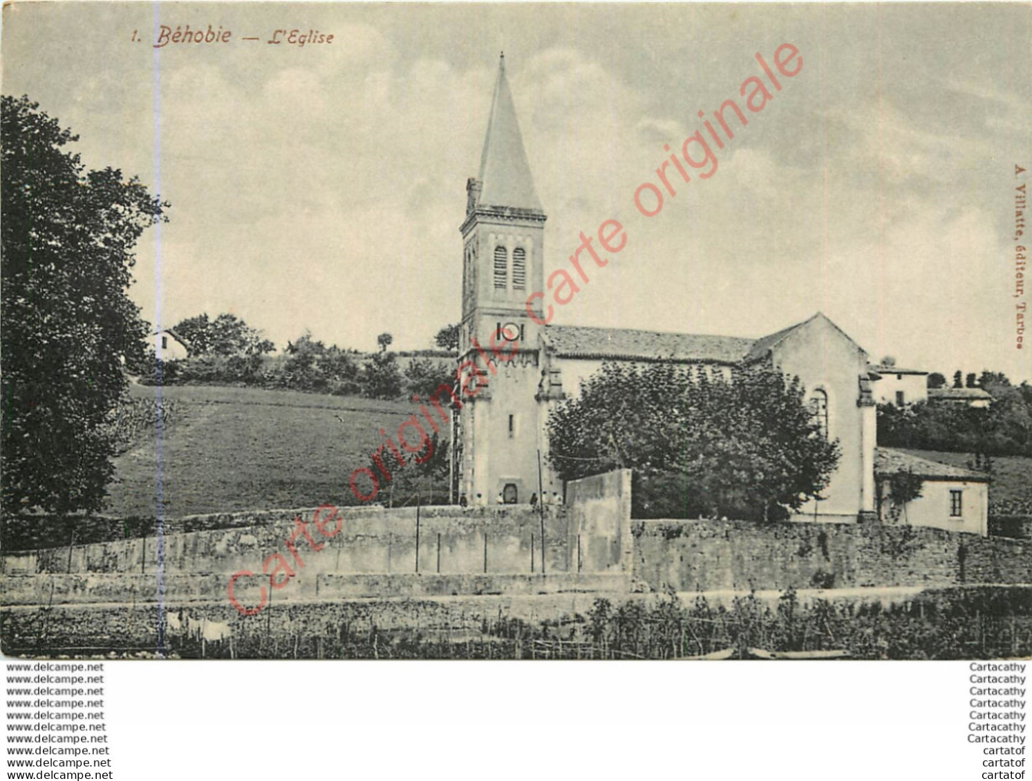 64.  BEHOBIE .  L'Eglise . - Béhobie