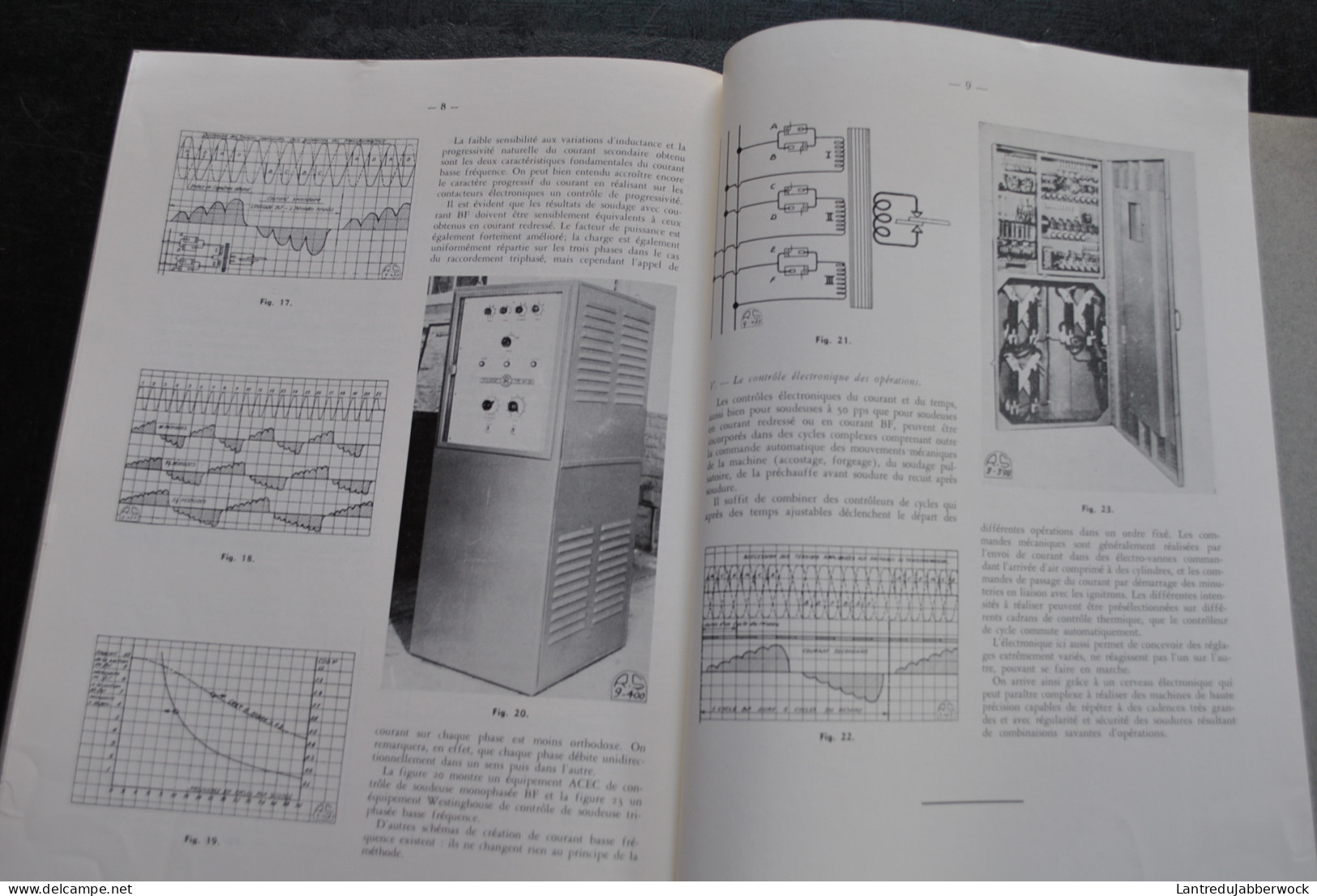 VIART Le Contrôle électronique Des Soudeuses Par Résistance Modernes Soudure Soudeur 1950 Electromécanique SA - Basteln