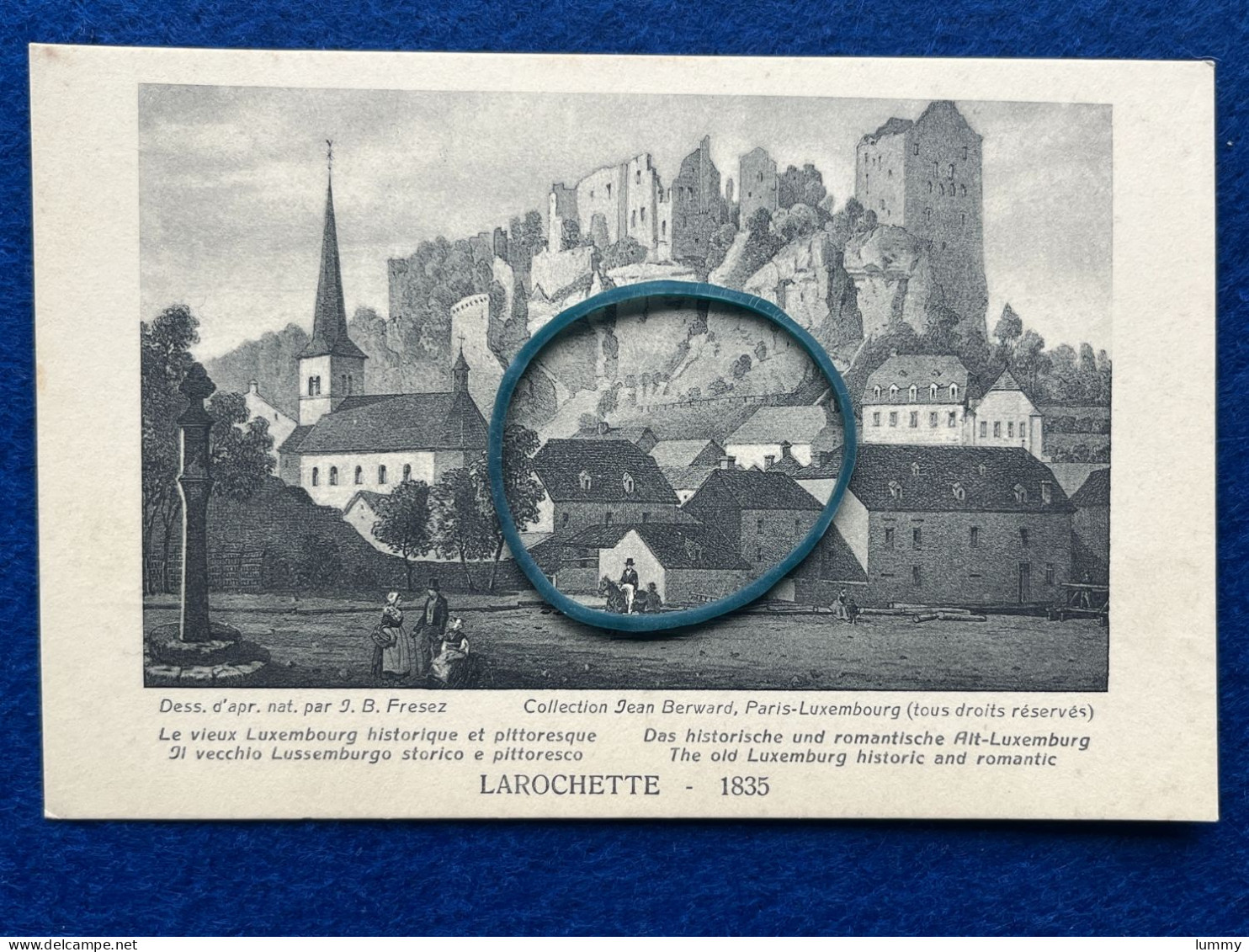 Luxembourg - Larochette - Fels - 1835 - J.B. Fresez - Collection Jean Berward - Fels