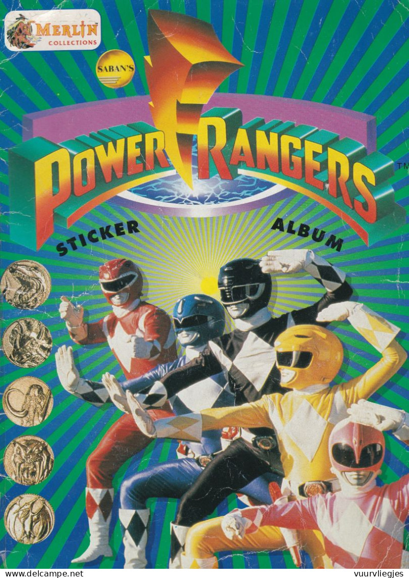 Panini Album Power Rangers Compleet Tweetalig NL/FR - Edición  Holandesa