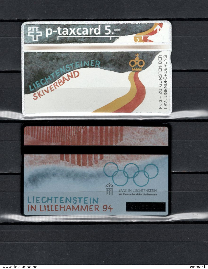 Liechtenstein 1994 Olympic Games Lillehammer Telephone Card - Olympische Spiele