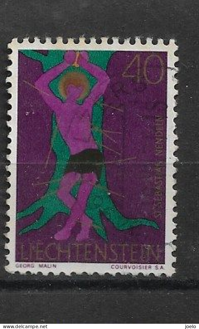 LIECHTENSTEIN 1967 CHURCH PATRON ST SEBASTIAN NENDEIN MNH - Gebraucht