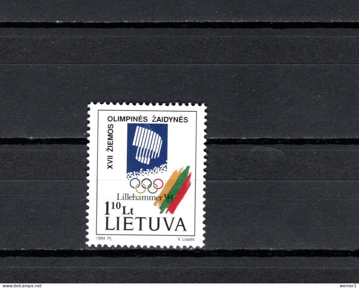Lithuania 1994 Olympic Games Lillehammer Stamp MNH - Winter 1994: Lillehammer