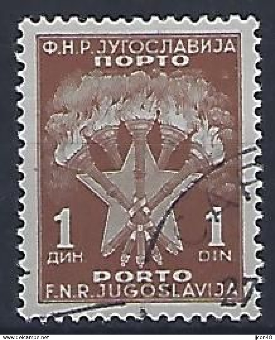 Jugoslavia 1951-52  Portomarken (o) Mi.100 - Portomarken