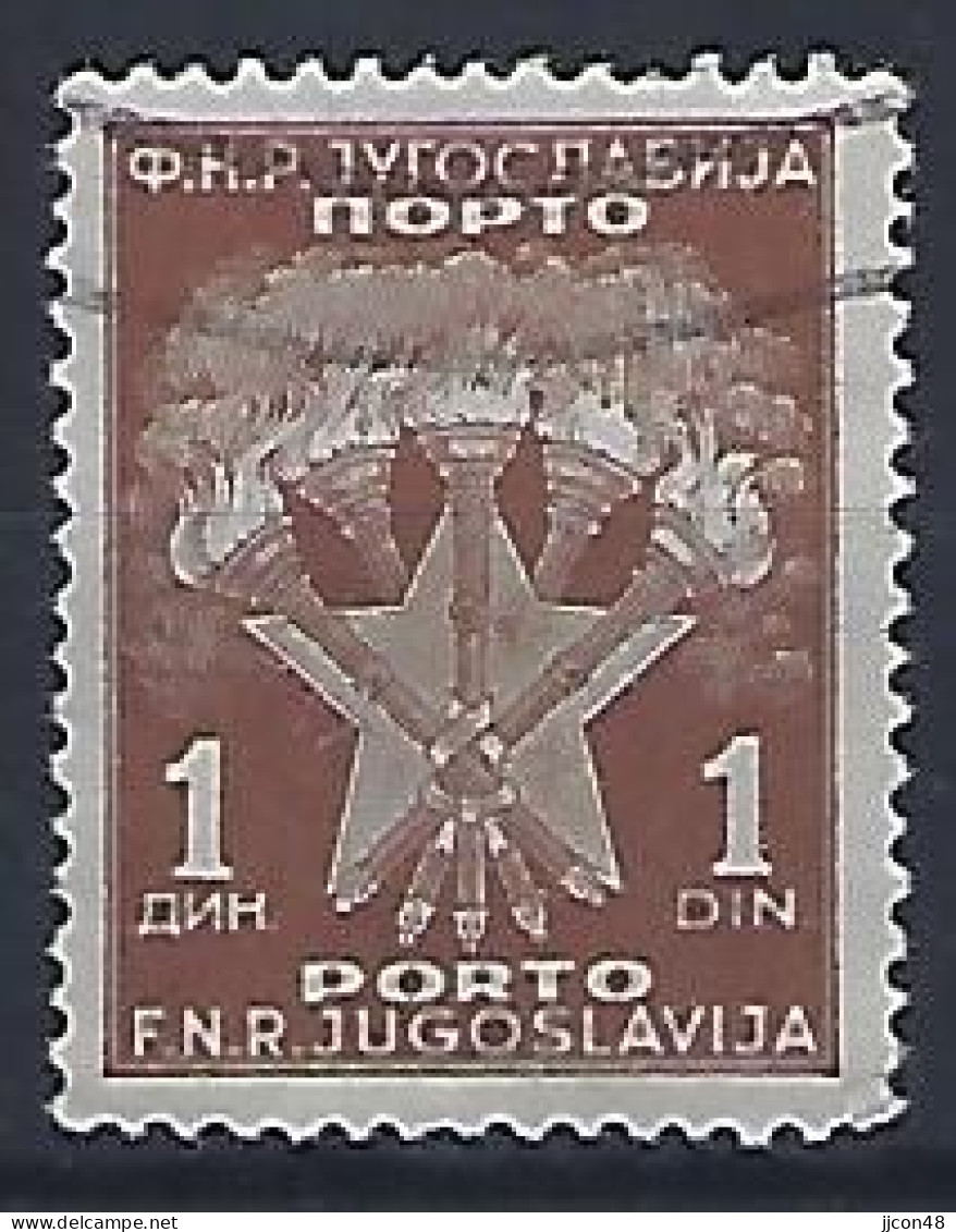 Jugoslavia 1951-52  Portomarken (o) Mi.100 - Portomarken