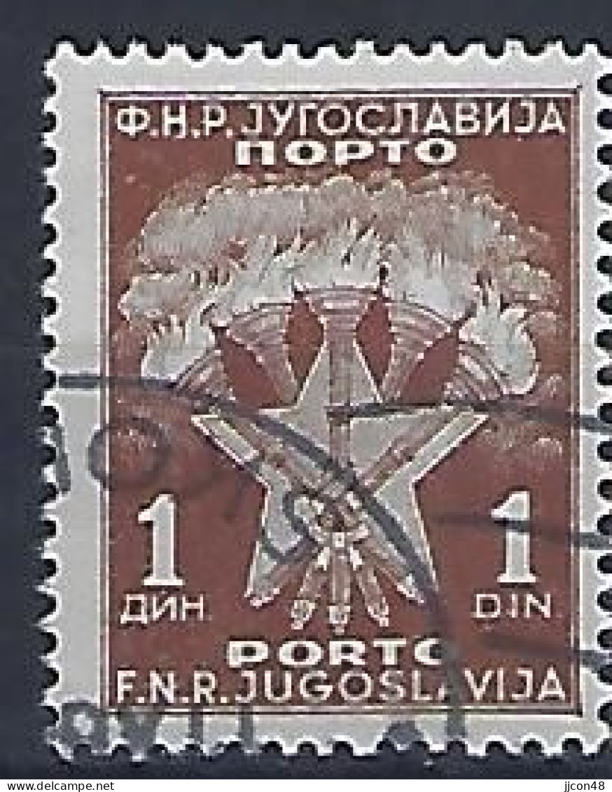 Jugoslavia 1951-52  Portomarken (o) Mi.100 - Postage Due