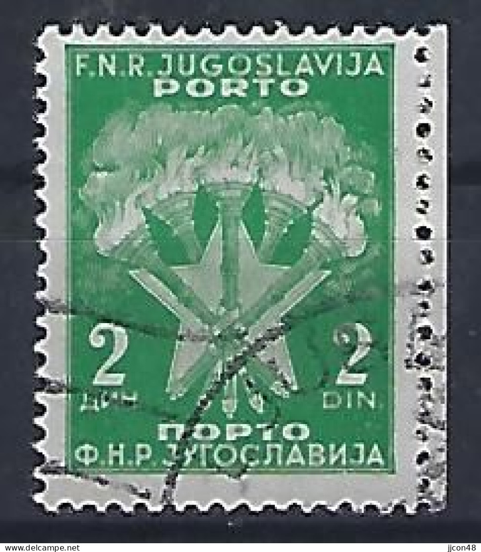 Jugoslavia 1951-52  Portomarken (o) Mi.101 - Strafport