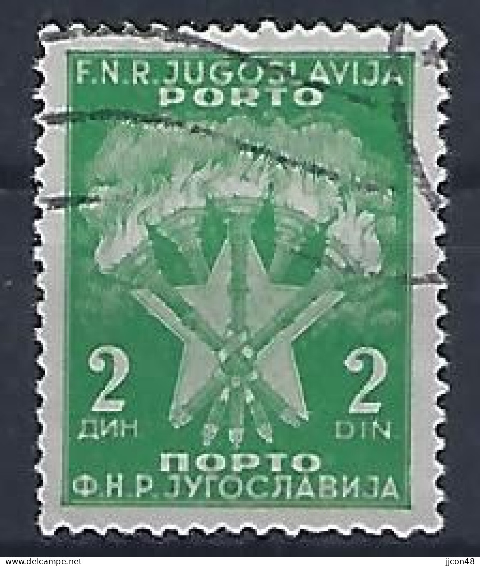 Jugoslavia 1951-52  Portomarken (o) Mi.101 - Segnatasse