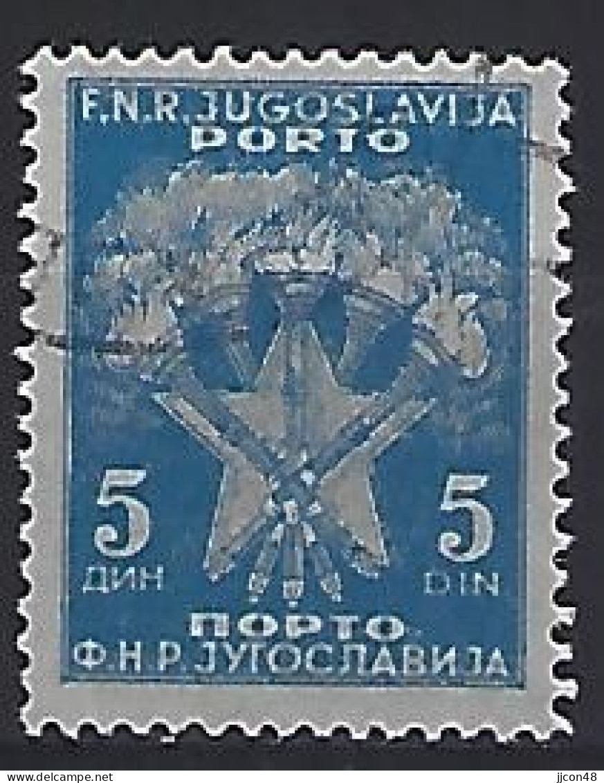 Jugoslavia 1951-52  Portomarken (o) Mi.102 - Timbres-taxe