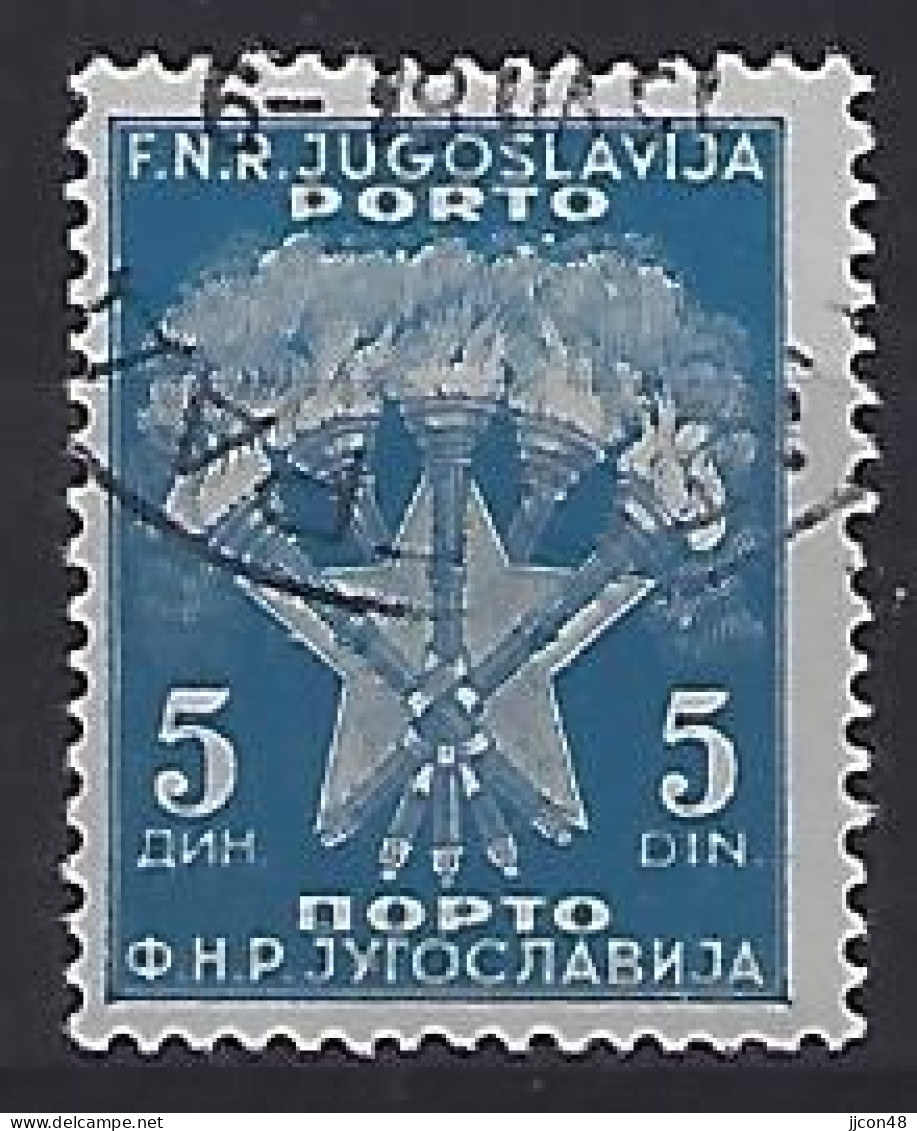 Jugoslavia 1951-52  Portomarken (o) Mi.102 - Segnatasse