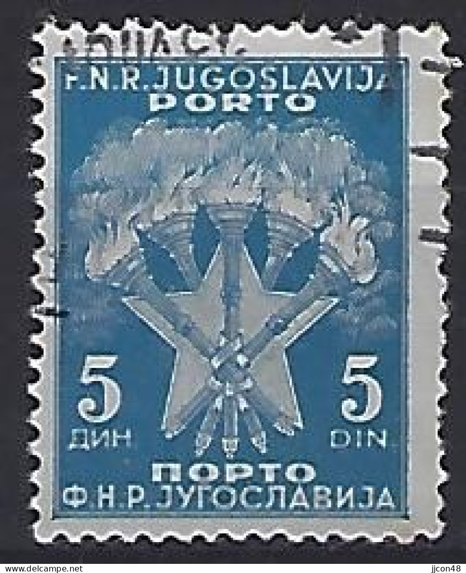 Jugoslavia 1951-52  Portomarken (o) Mi.102 - Timbres-taxe