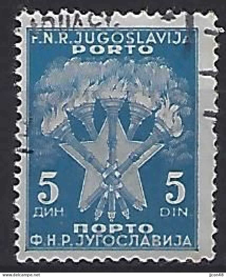 Jugoslavia 1951-52  Portomarken (o) Mi.102 - Segnatasse