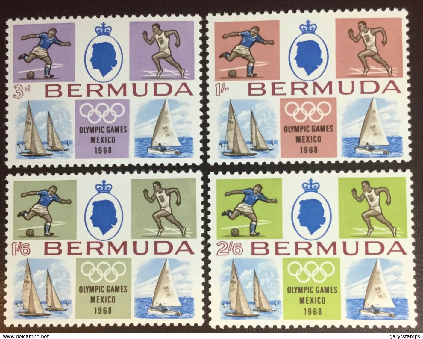 Bermuda 1968 Olympic Games MNH - Bermuda