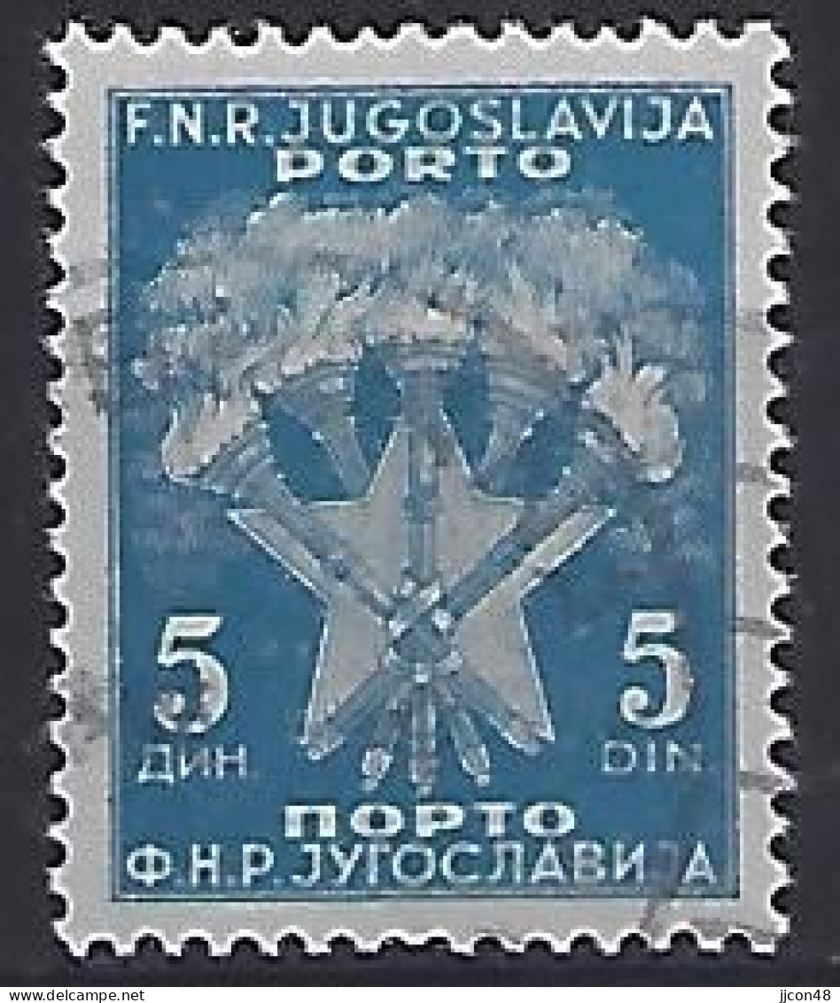 Jugoslavia 1951-52  Portomarken (o) Mi.102 - Segnatasse