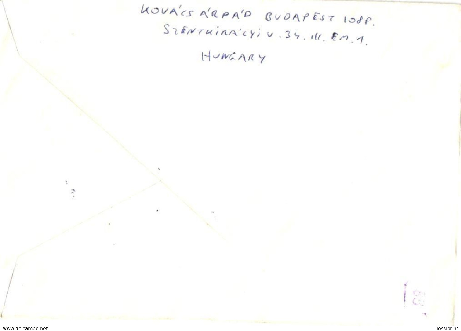 Hungary:Cover With Stamps 1989 - Cartas & Documentos