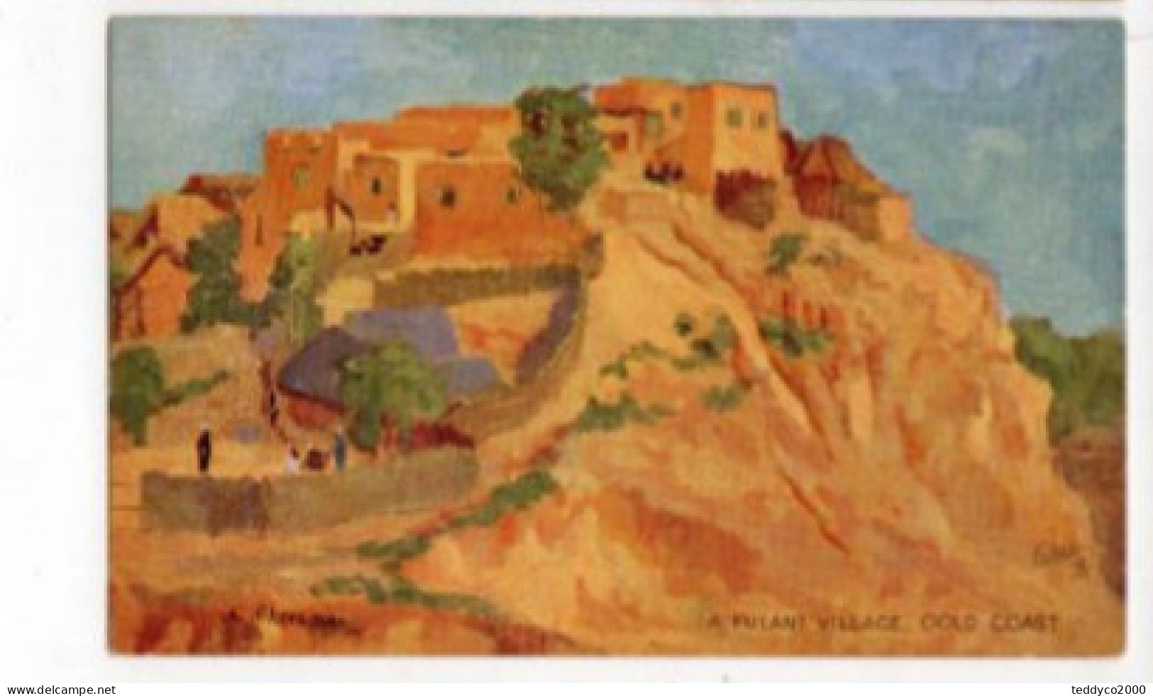 TUCK'S POST CARD Gold Cost Governament A Fulani Village Serie III - Tuck, Raphael