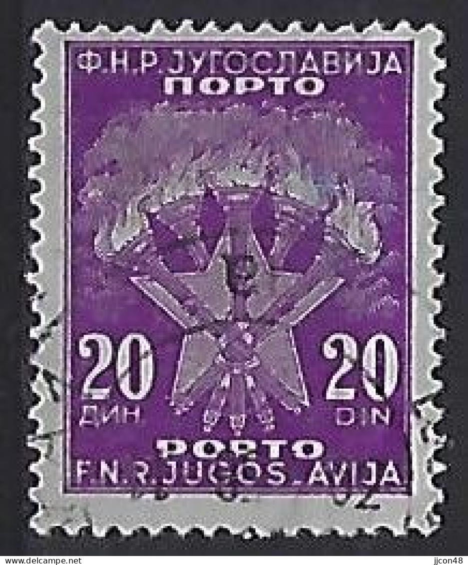 Jugoslavia 1951-52  Portomarken (o) Mi.104 - Postage Due