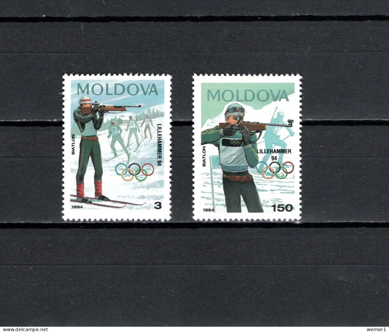 Moldova 1994 Olympic Games Lillehammer Set Of 2 MNH - Winter 1994: Lillehammer