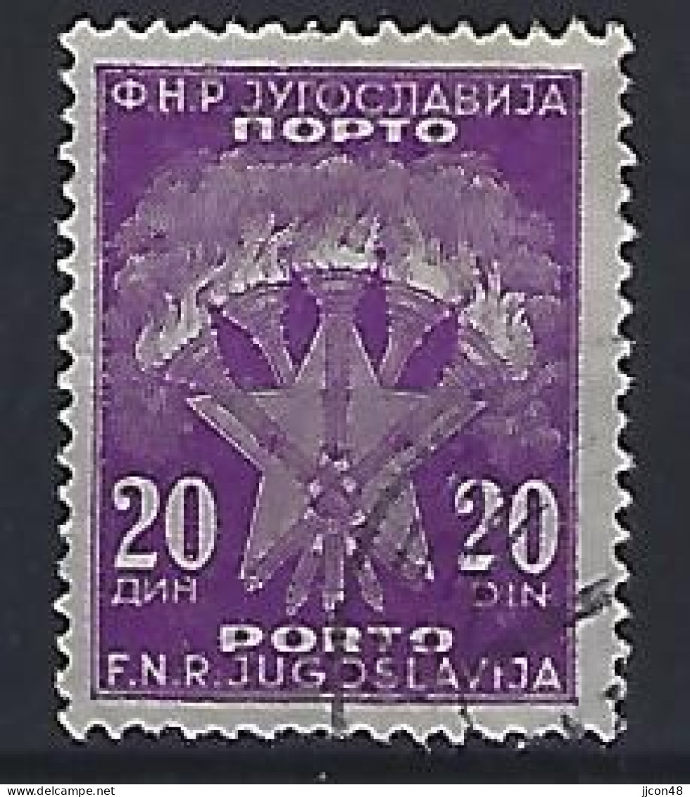 Jugoslavia 1951-52  Portomarken (o) Mi.104 - Segnatasse