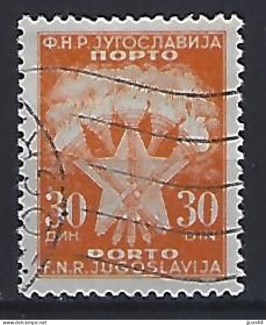 Jugoslavia 1951-52  Portomarken (o) Mi.105 - Timbres-taxe