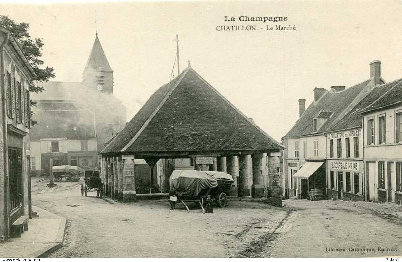 CHATILLON  =  Le Marché    5749 - Châtillon-sur-Marne