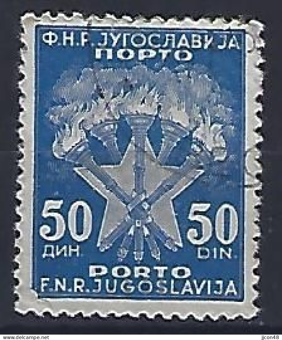 Jugoslavia 1951-52  Portomarken (o) Mi.106 - Timbres-taxe