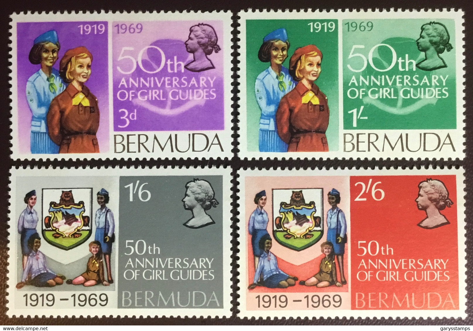 Bermuda 1969 Girl Guides Anniversary MNH - Bermudes