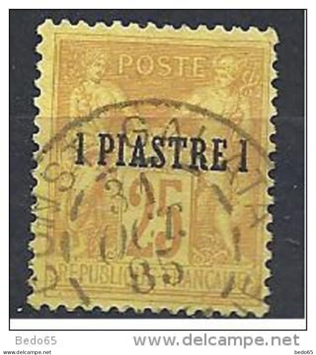 LEVANT TYPE SAGE SURCHARGE N° 1 OBL GALATA  ( FAUBOURG DE CONSTANTINOPLE) TTB - Used Stamps