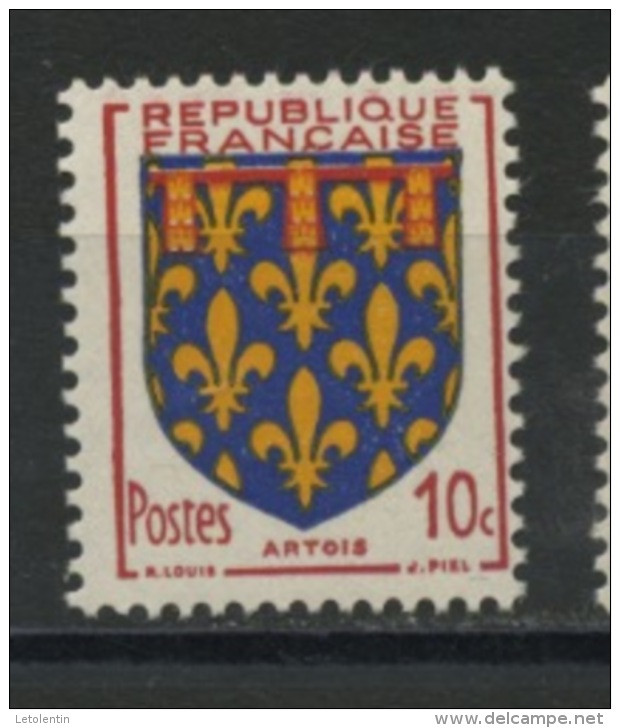 FRANCE -  ARMOIRIE ARTOIS - N° Yvert  899** - 1941-66 Stemmi E Stendardi