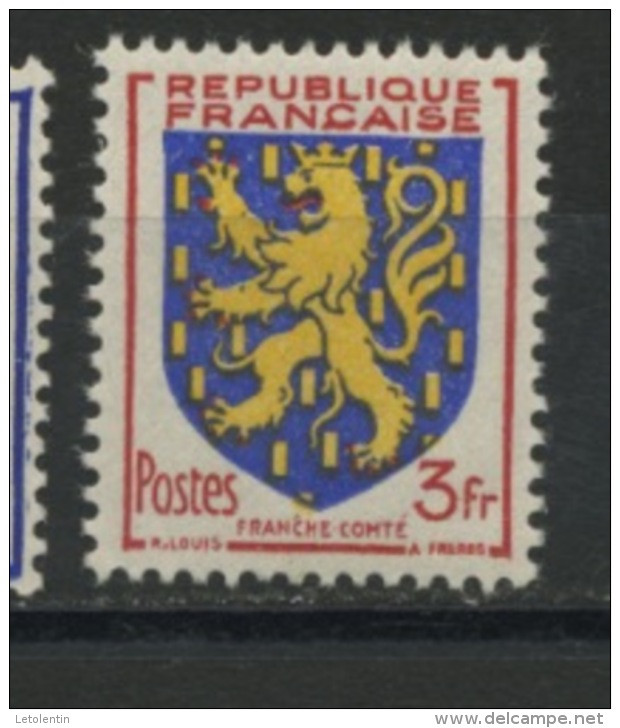 FRANCE -  ARMOIRIE  FRANCHE CONTÉ - N° Yvert  903** - 1941-66 Armoiries Et Blasons